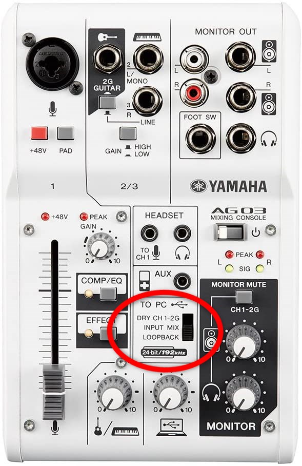 Ag03の使い方徹底解説 音の流れ つまみ ボタンの役割を理解しよう みゅーすた